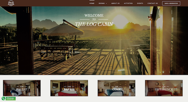 Screen Shot Sec Img1 The Log Cabin The Website Engineer